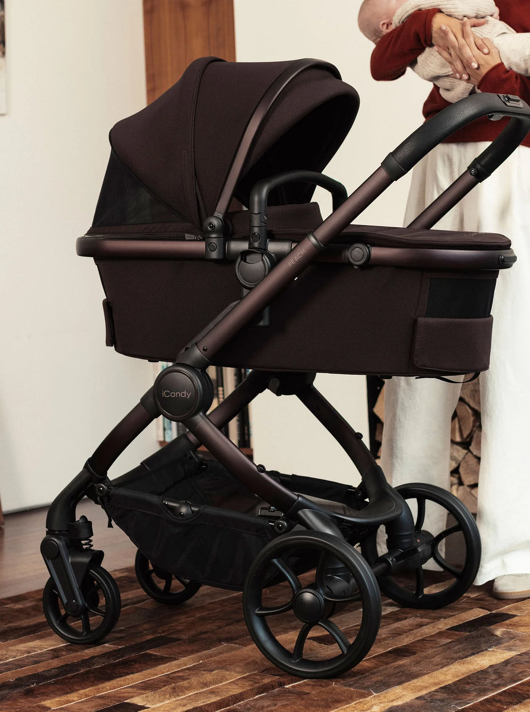 iCandy Peach 8 2-in-1 Kinderwagen – Coffee Bean – Complete Bundle