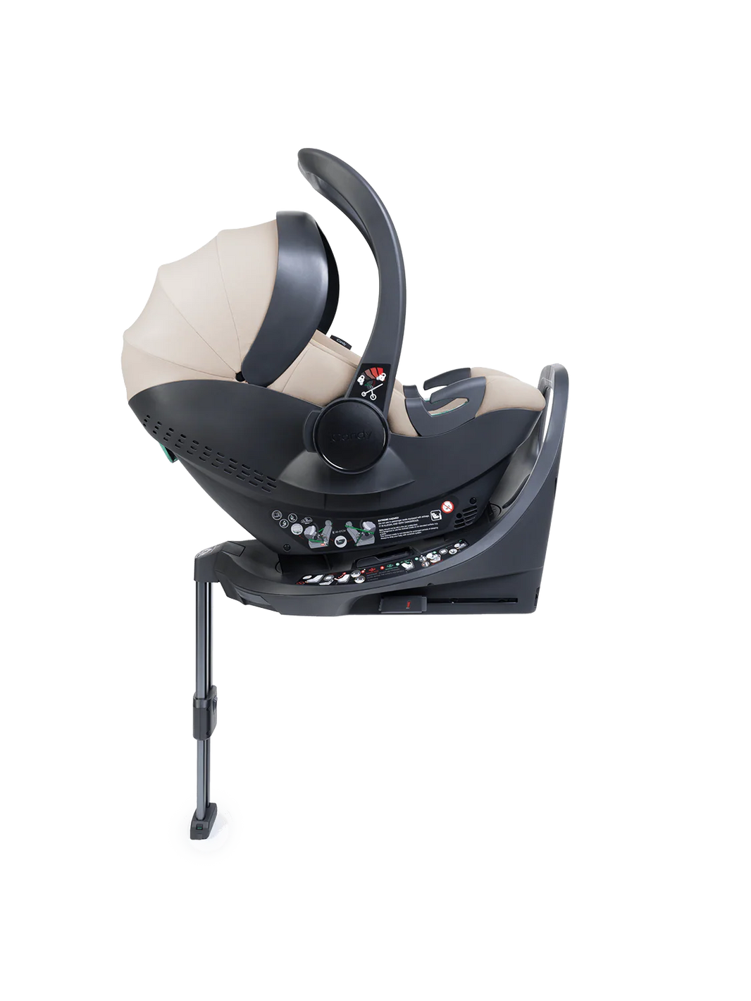 Core 2 Sandstone Pushchair and Carrycot - Complete 360 Car Seat Bundle