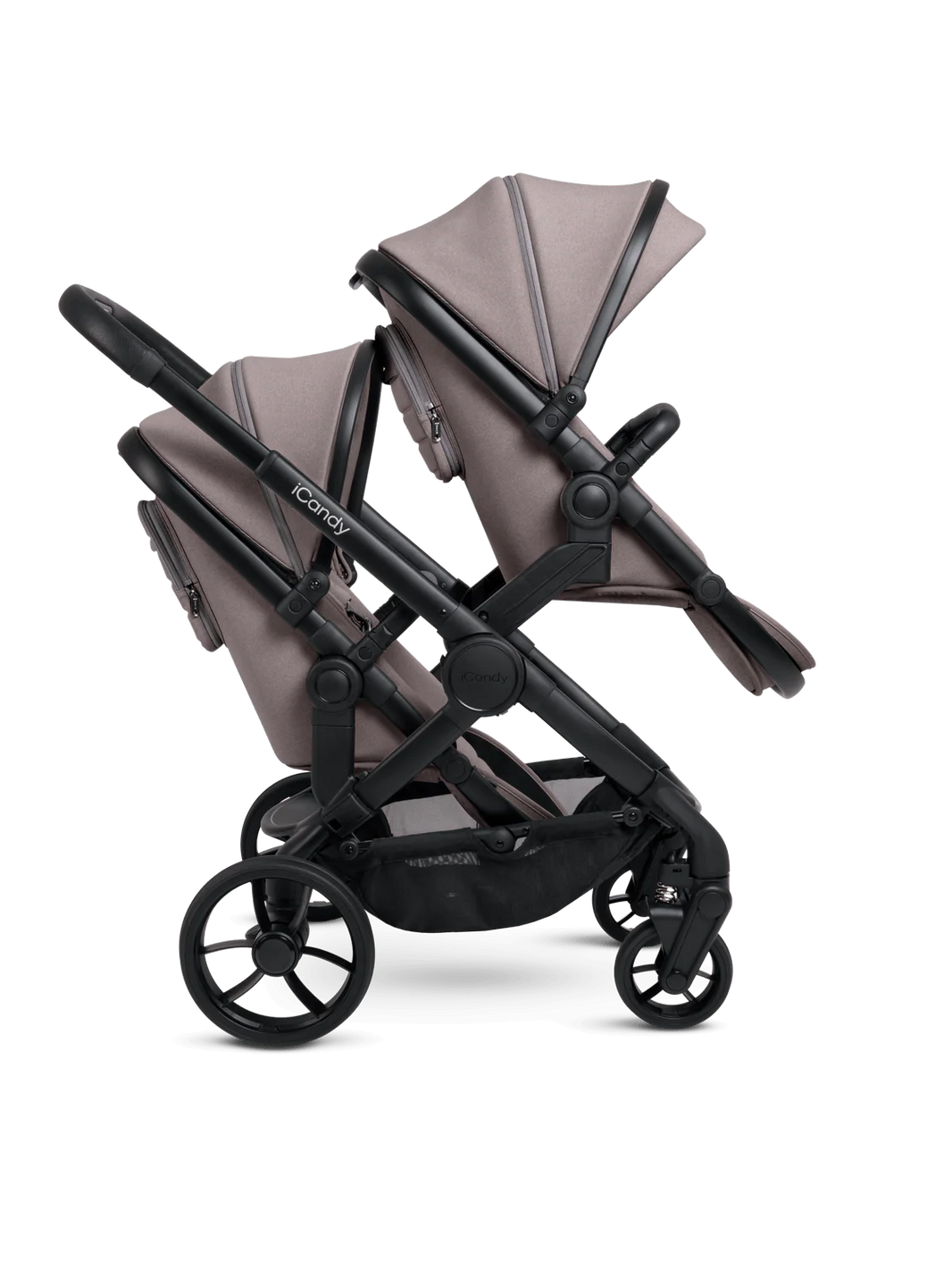 Peach 7 Porcini Pushchair and Carrycot - Twin