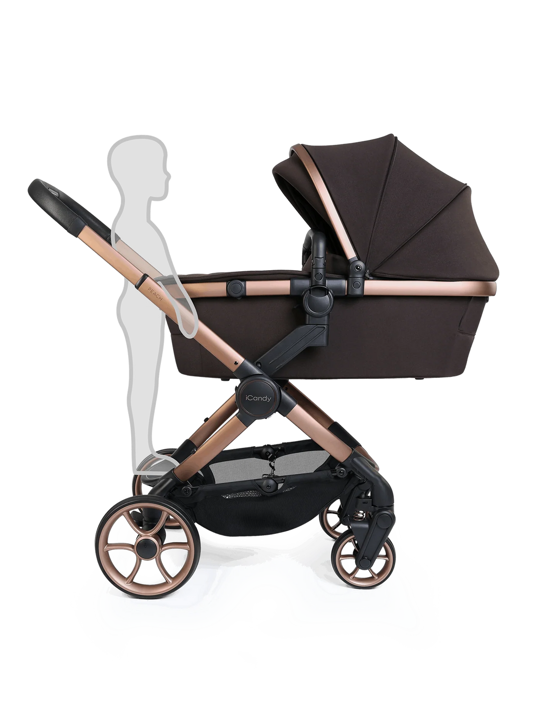 iCandy Peach 8 2-in-1 Kinderwagen – Pecan – Complete Bundle