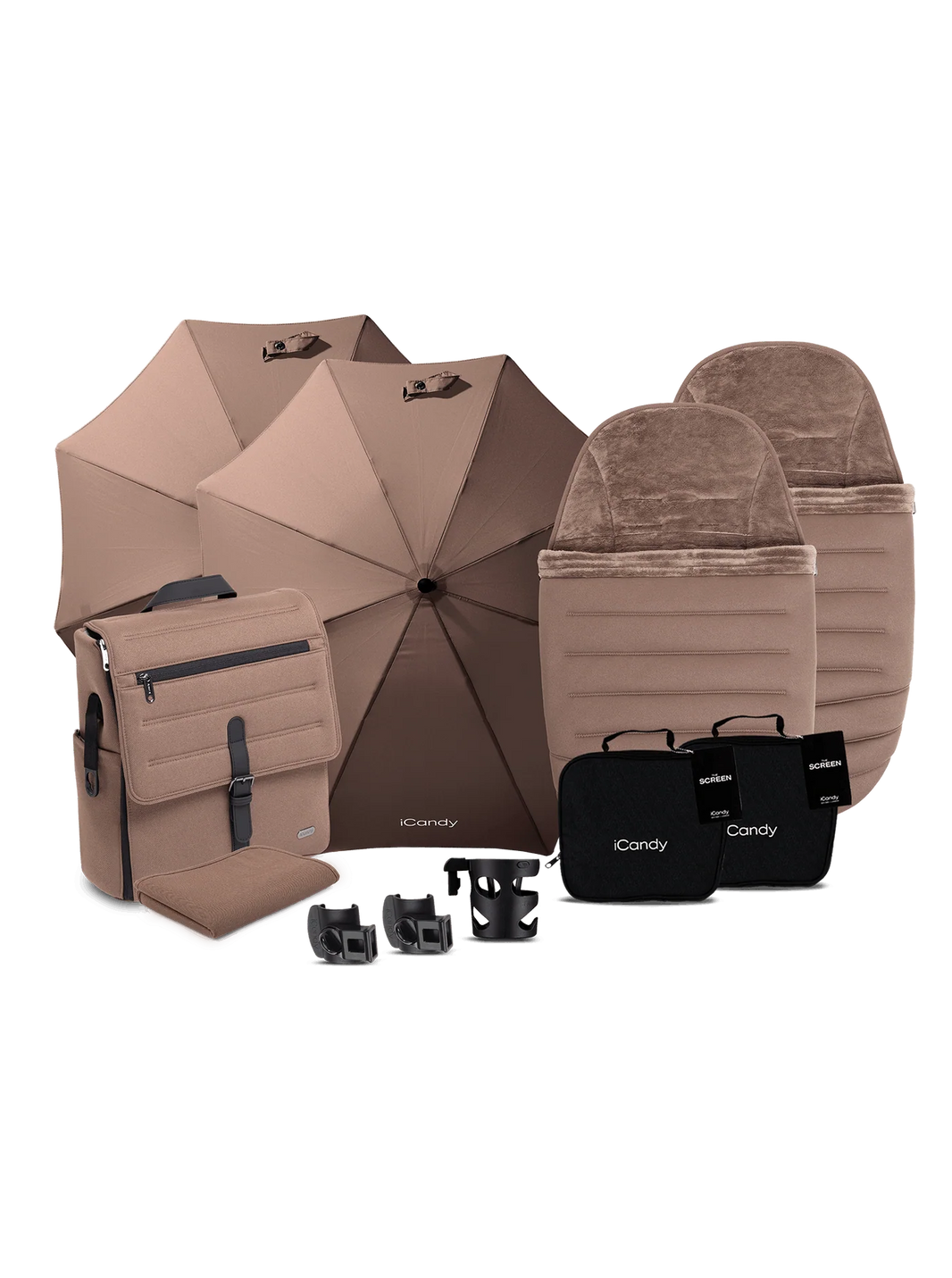 Peach 8 Coco kinderwagen en reiswieg inclusief Duo-complete bundel