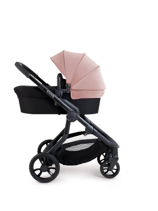 Roze kinderwagens