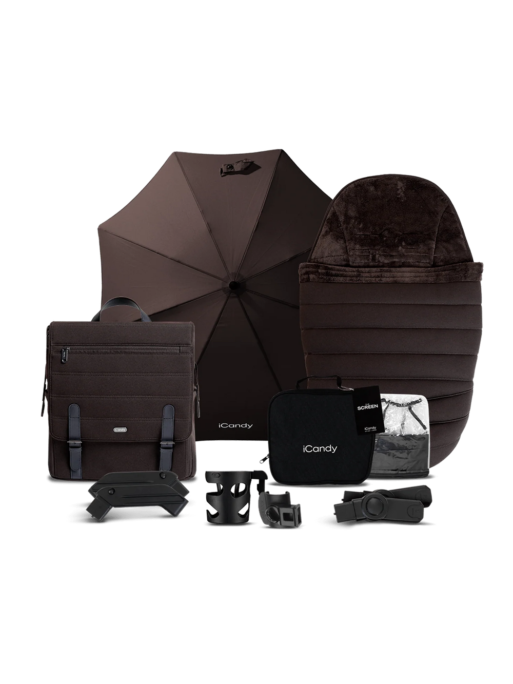 Peach 7 Pecan Pushchair and Carrycot - Complete Bundle
