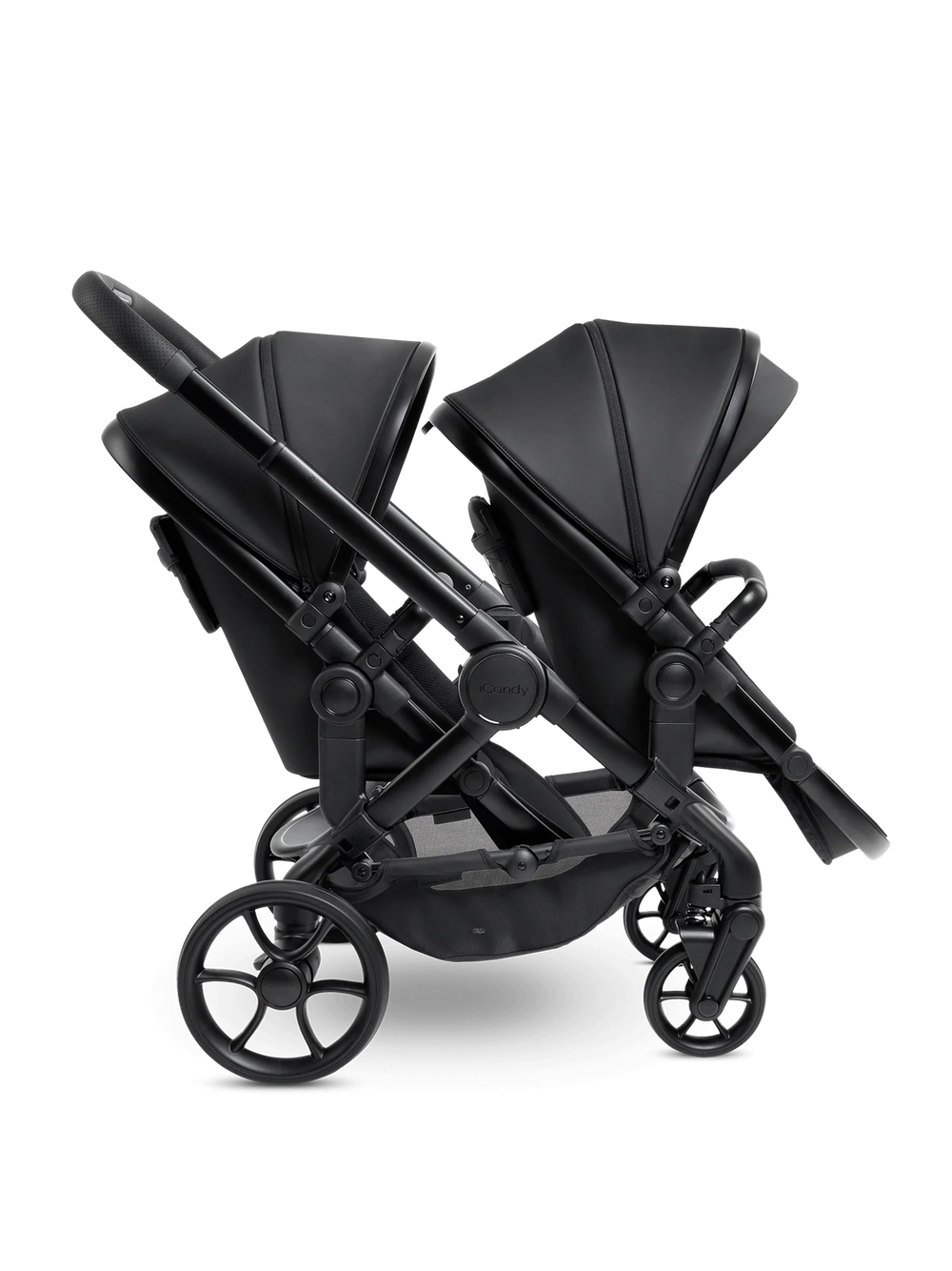 Peach 7 STUDIO kinderwagen en reiswieg – Tweelingpakket