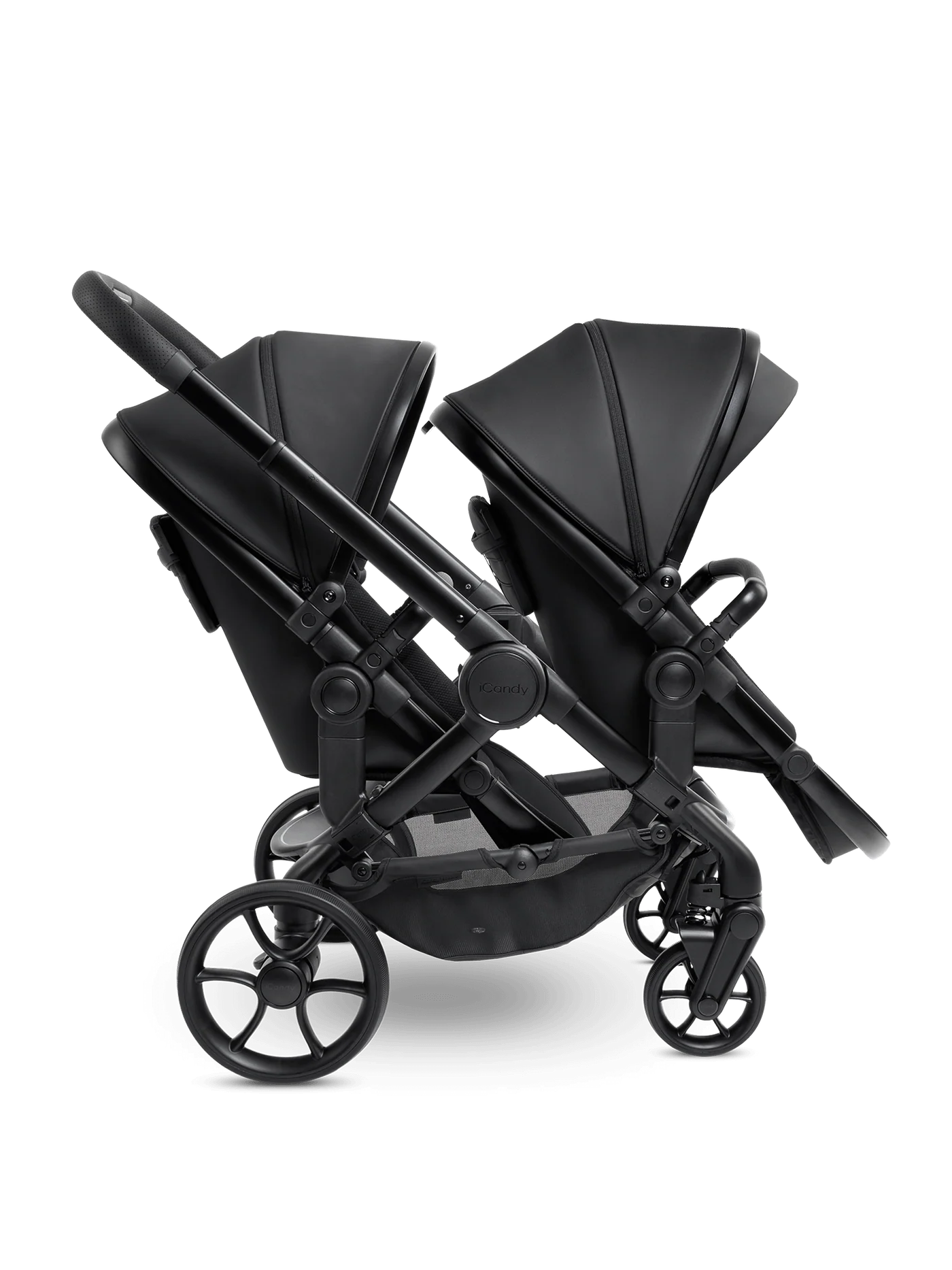 Peach 7 STUDIO kinderwagen en reiswieg – Tweelingpakket