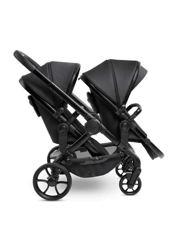 Peach 7 STUDIO Pushchair and Carrycot - Twin Bundle