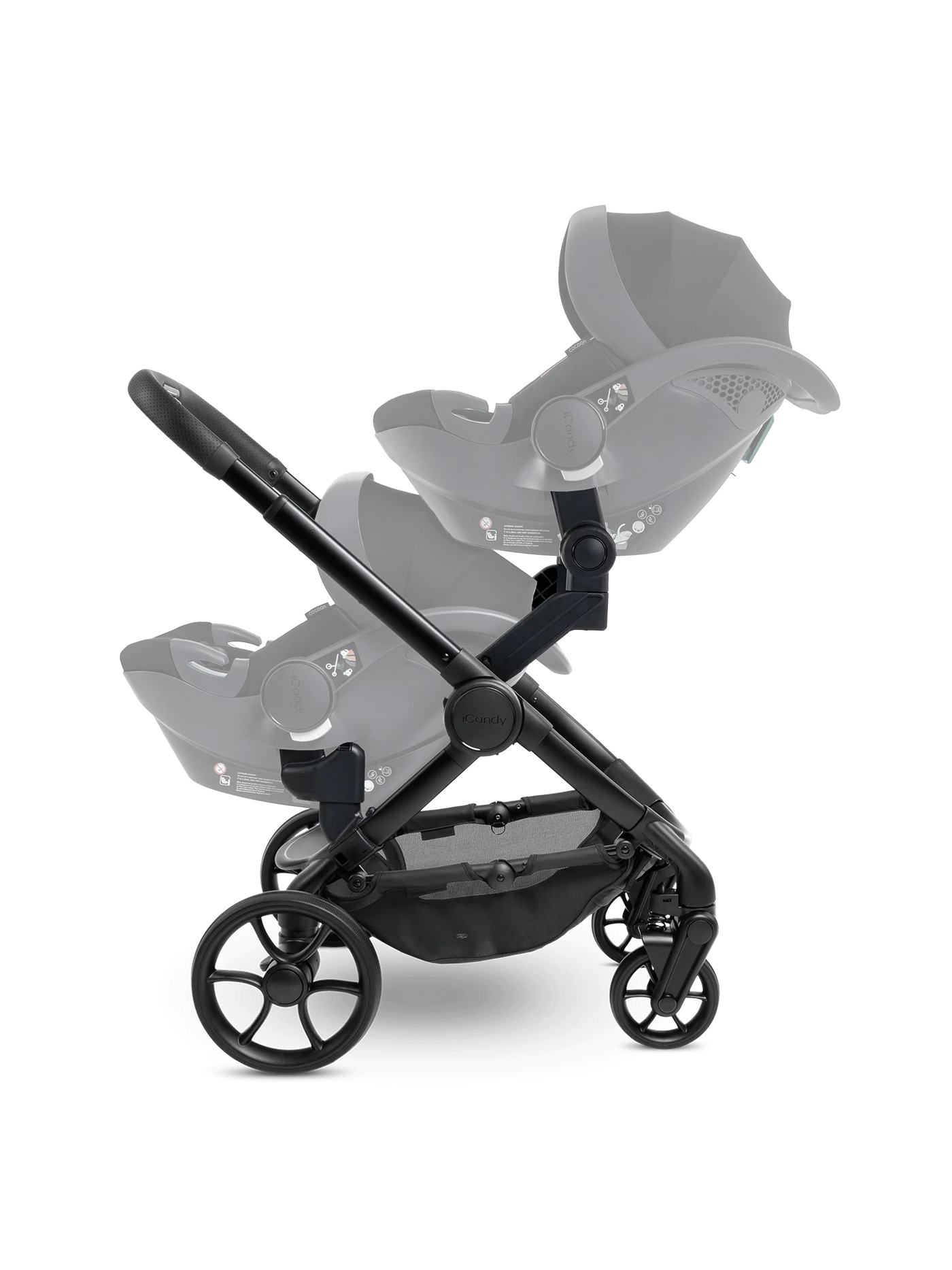 Peach 7 STUDIO kinderwagen en reiswieg – Tweelingpakket