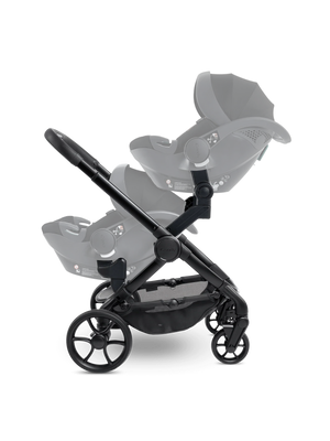 Peach 7 STUDIO Pushchair and Carrycot - Twin Bundle