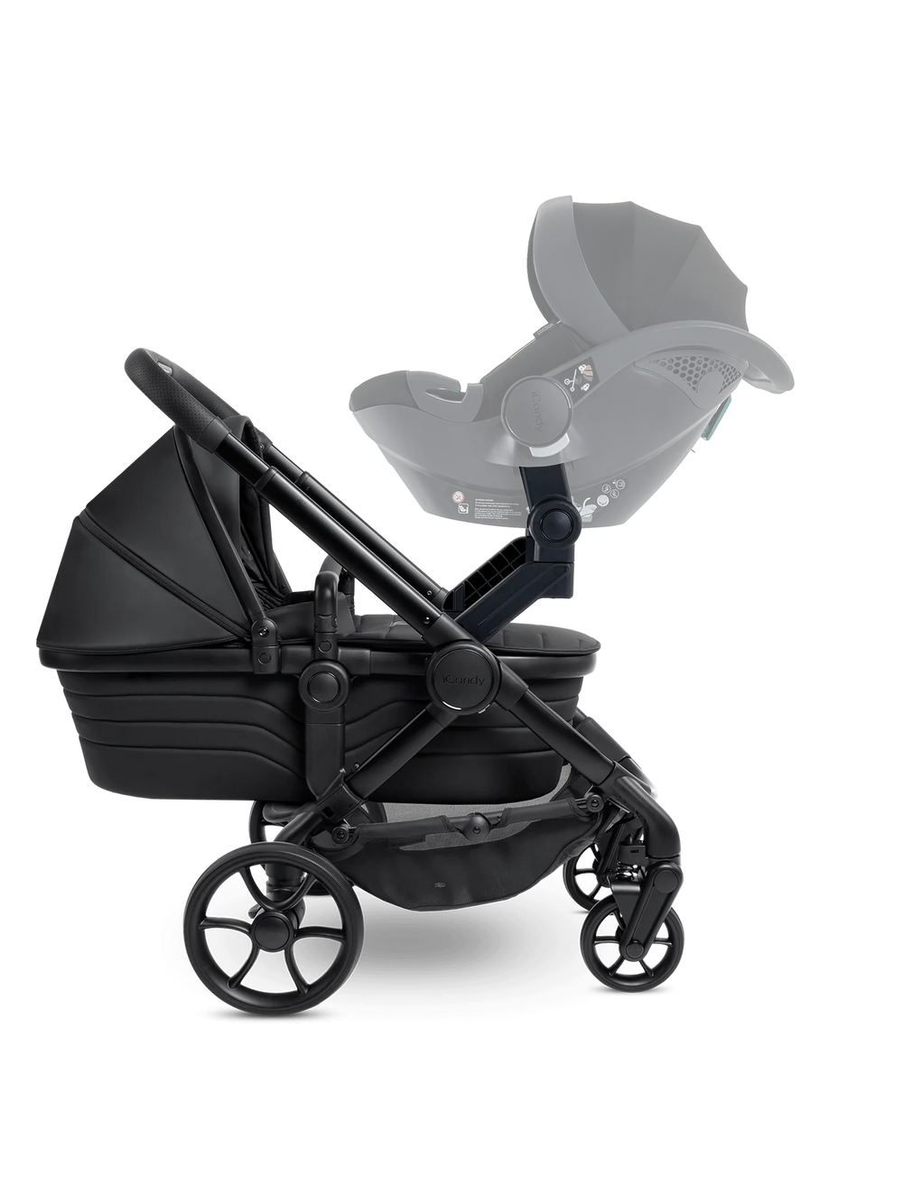 Peach 7 STUDIO kinderwagen en reiswieg – Tweelingpakket