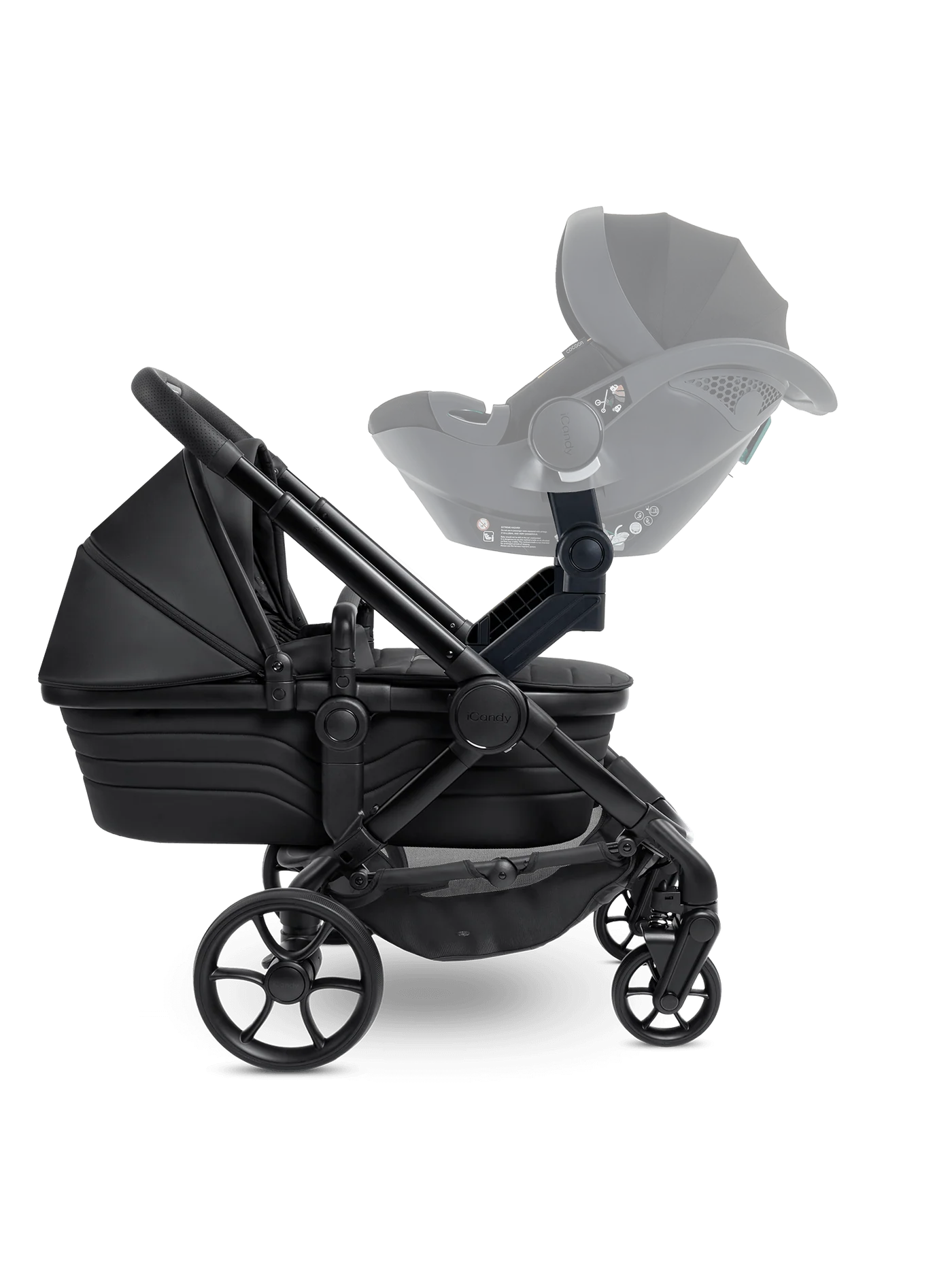 Peach 7 STUDIO kinderwagen en reiswieg – Tweelingpakket