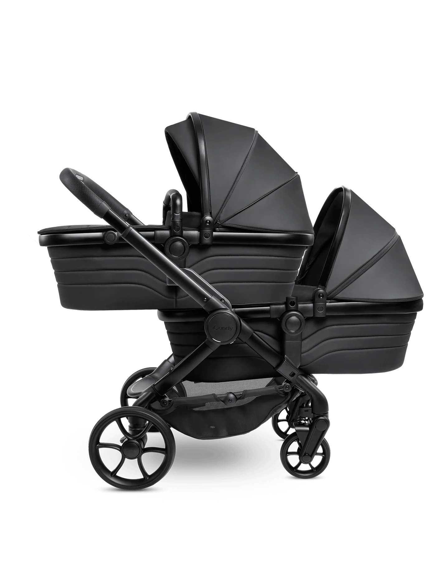 Peach 7 STUDIO kinderwagen en reiswieg – Tweelingpakket