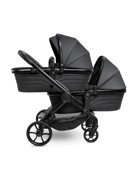 Peach 7 STUDIO kinderwagen en reiswieg – Tweelingpakket