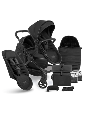 Peach 7 STUDIO Pushchair and Carrycot - Double Bundle