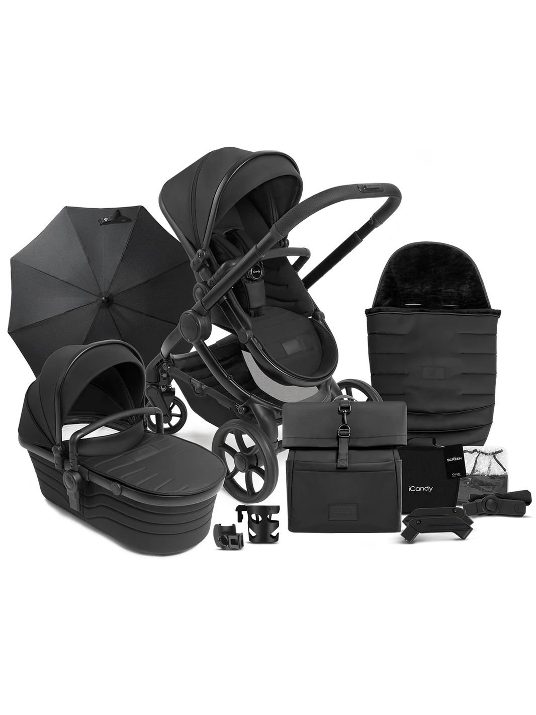 Peach 7 STUDIO kinderwagen en reiswieg – complete set