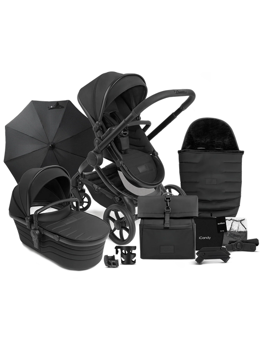 Peach 7 STUDIO kinderwagen en reiswieg – complete set
