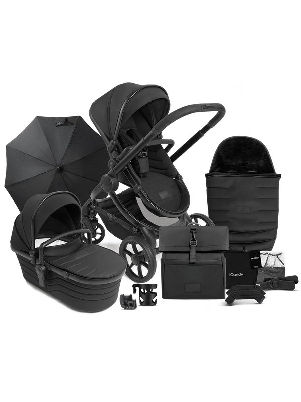 Peach 7 STUDIO Pushchair and Carrycot - Complete Bundle