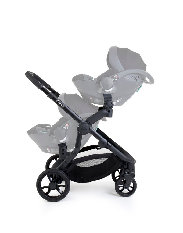 iCandy Orange twin kinderwagen black