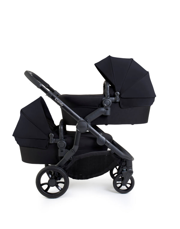 iCandy Orange twin kinderwagen black