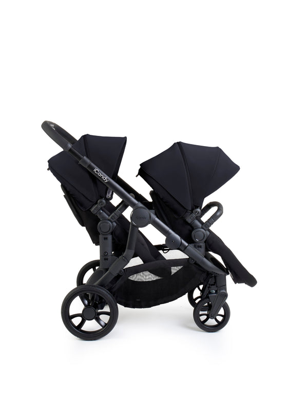 iCandy Orange Double kinderwagen black