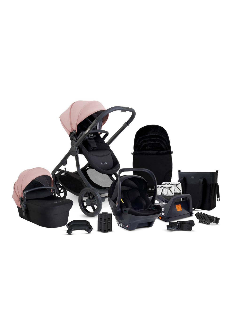 iCandy Orange 3-1 kinderwagen rose