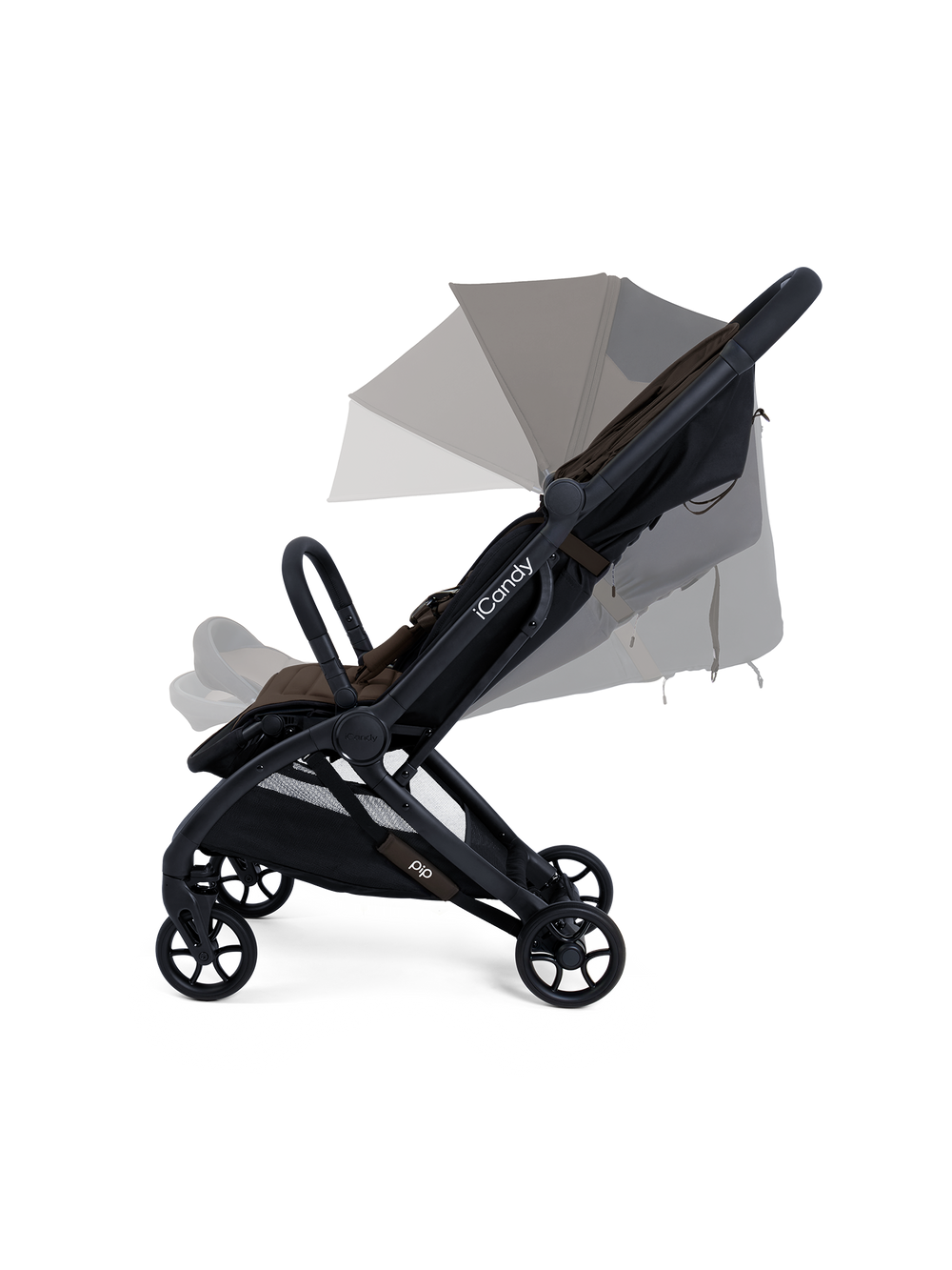 PIP buggy muddy puddle inclusief bumperbar, regenhoes, reistas en seatliner