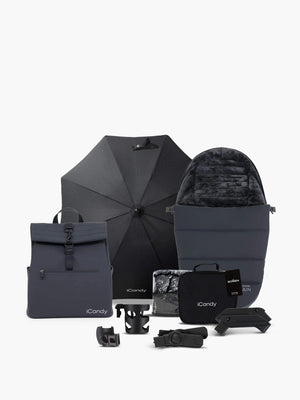 Peach 7 All-Terrain Storm Pushchair - Complete Car Seat Bundle
