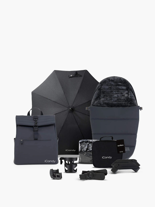 Peach 7 All-Terrain Storm Pushchair - Complete Car Seat Bundle