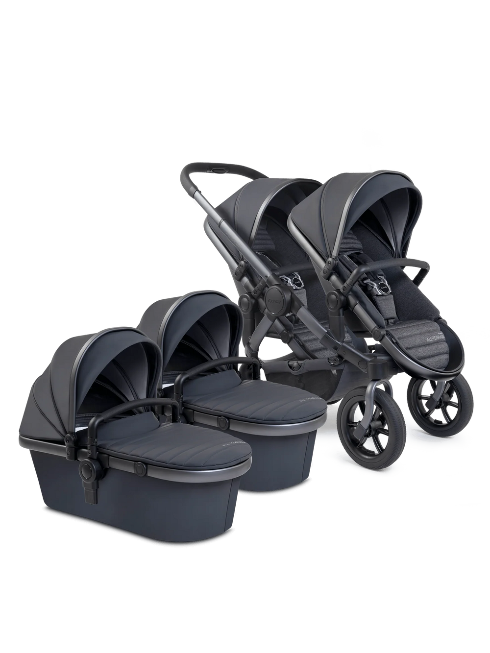 Peach 7 All-Terrain Storm-kinderwagen – Tweeling