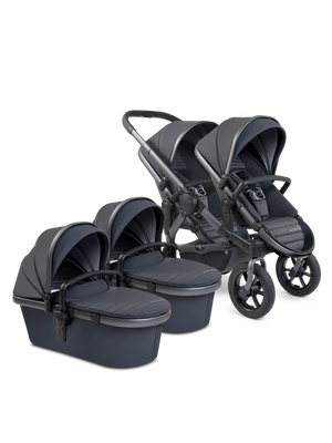Peach 7 All-Terrain Storm Pushchair - Twin
