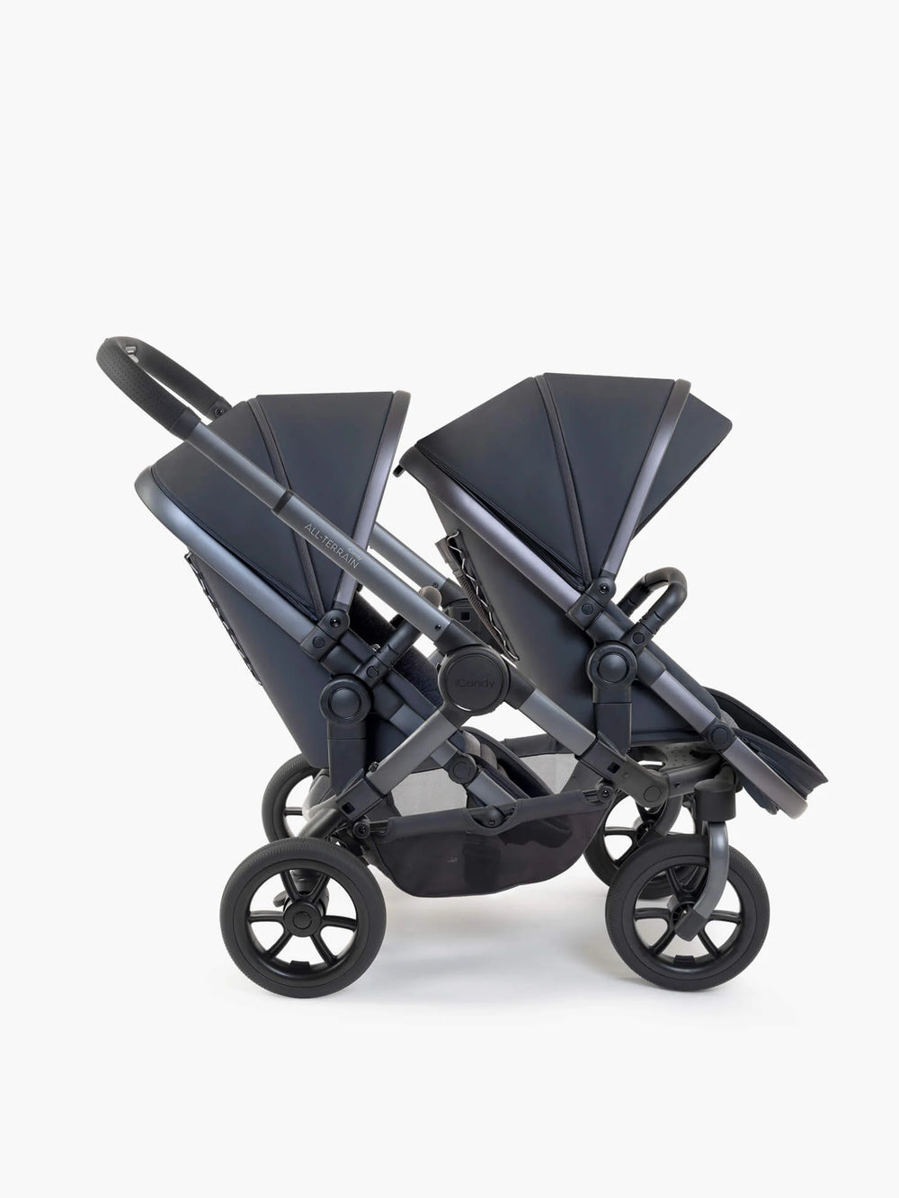 Peach 7 All-Terrain Storm-kinderwagen – Tweelingpakket