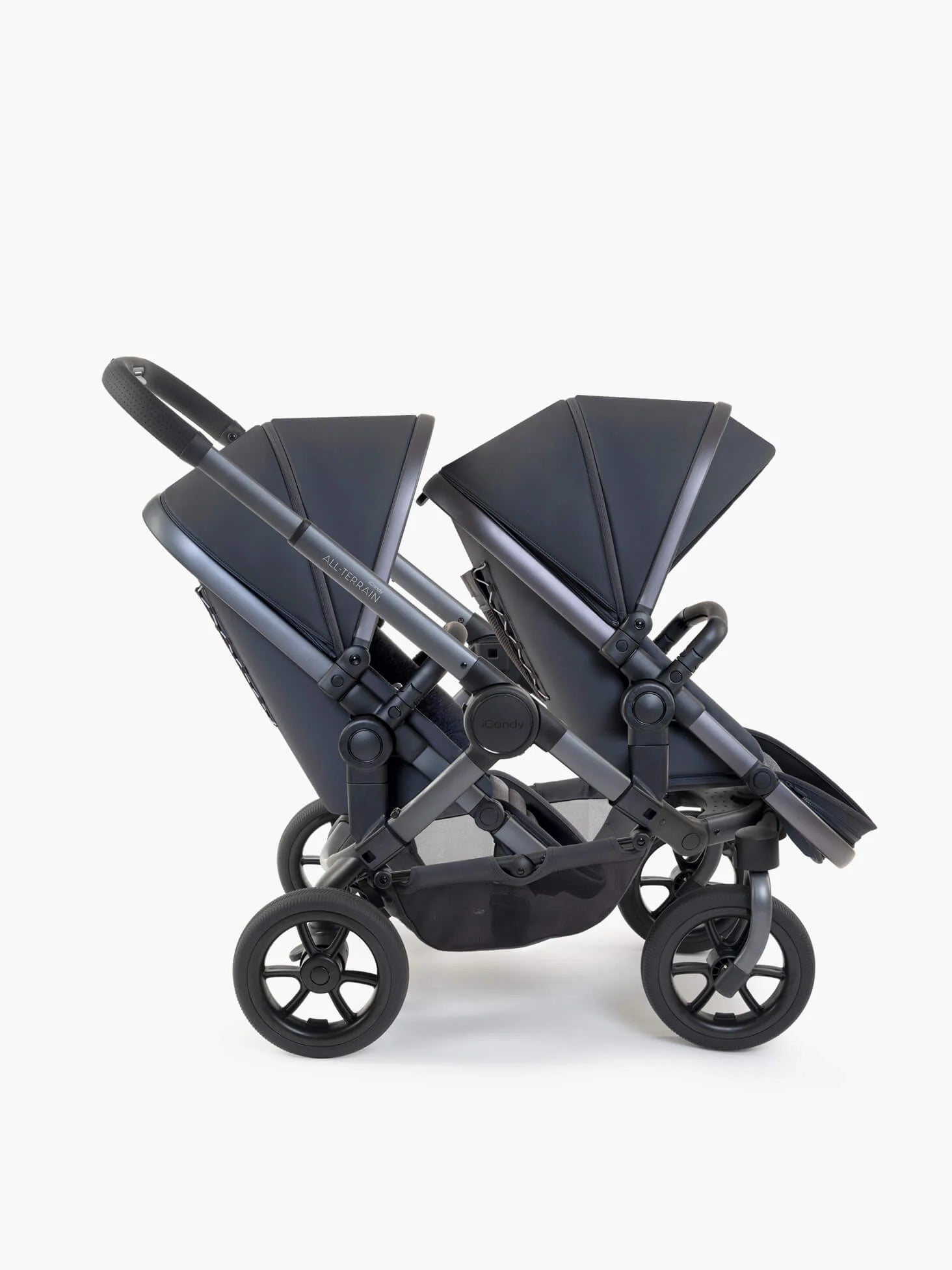 Peach 7 All-Terrain Storm-kinderwagen – Tweelingpakket