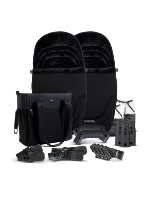Orange 4 Latte Travel System & Car Seat - Twin