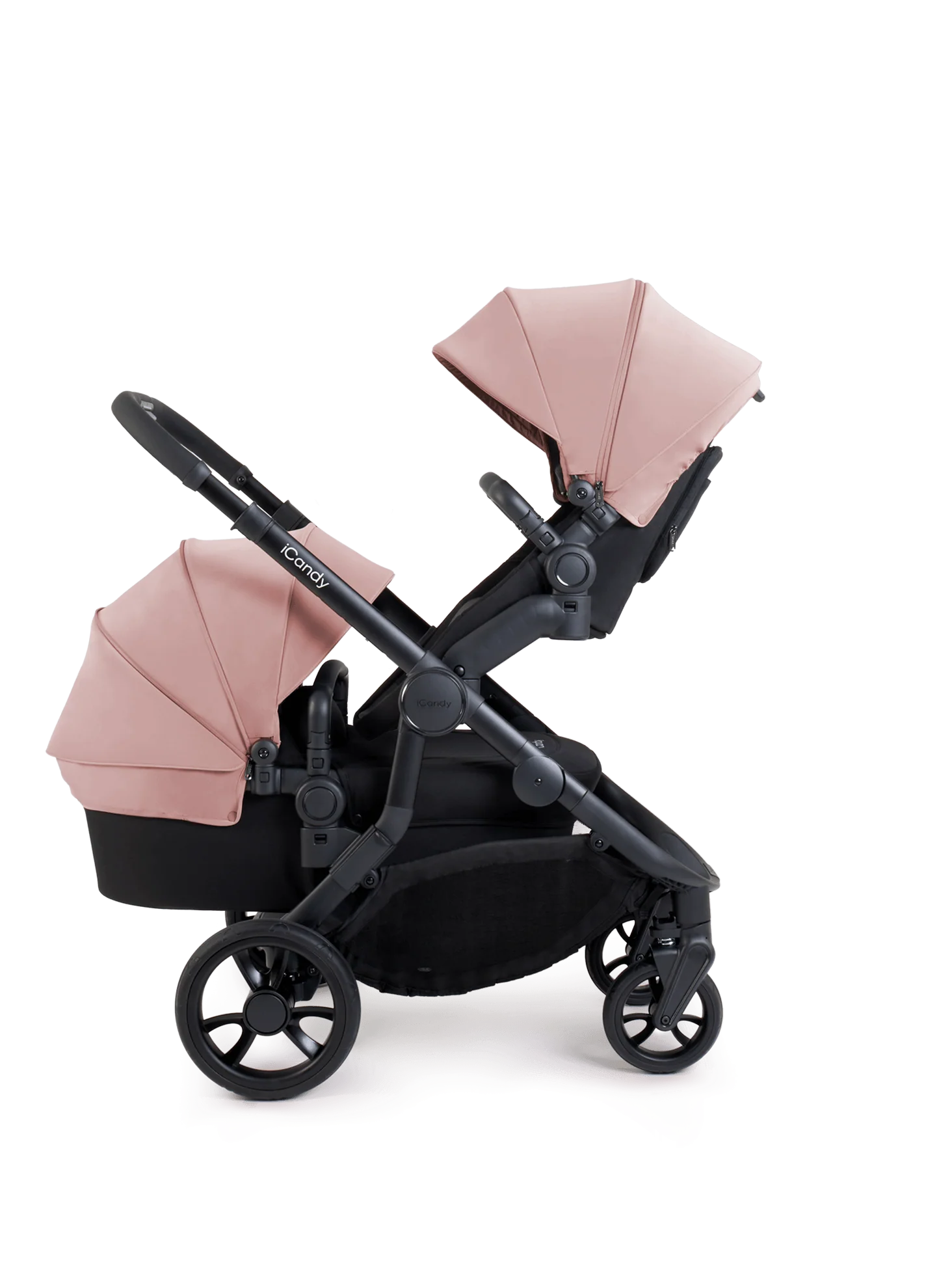 Orange 4 Rose Double Pushchair Bundle