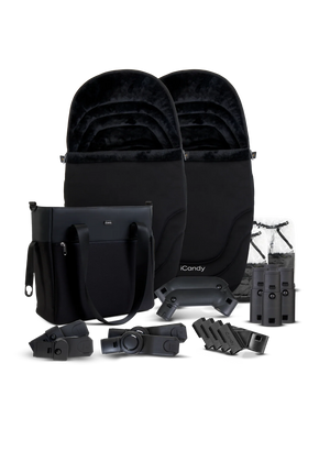 Orange 4 Glacier Pushchair Bundle - Twin