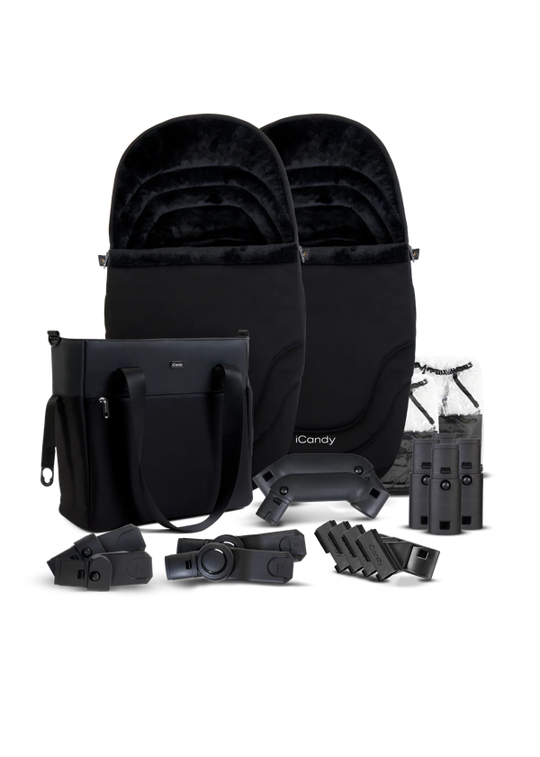 Orange 4 Glacier Travel System & Car Seat - Twin