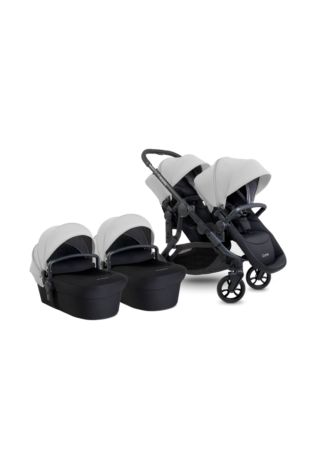 Orange 4 Glacier kinderwagenpakket – Tweeling