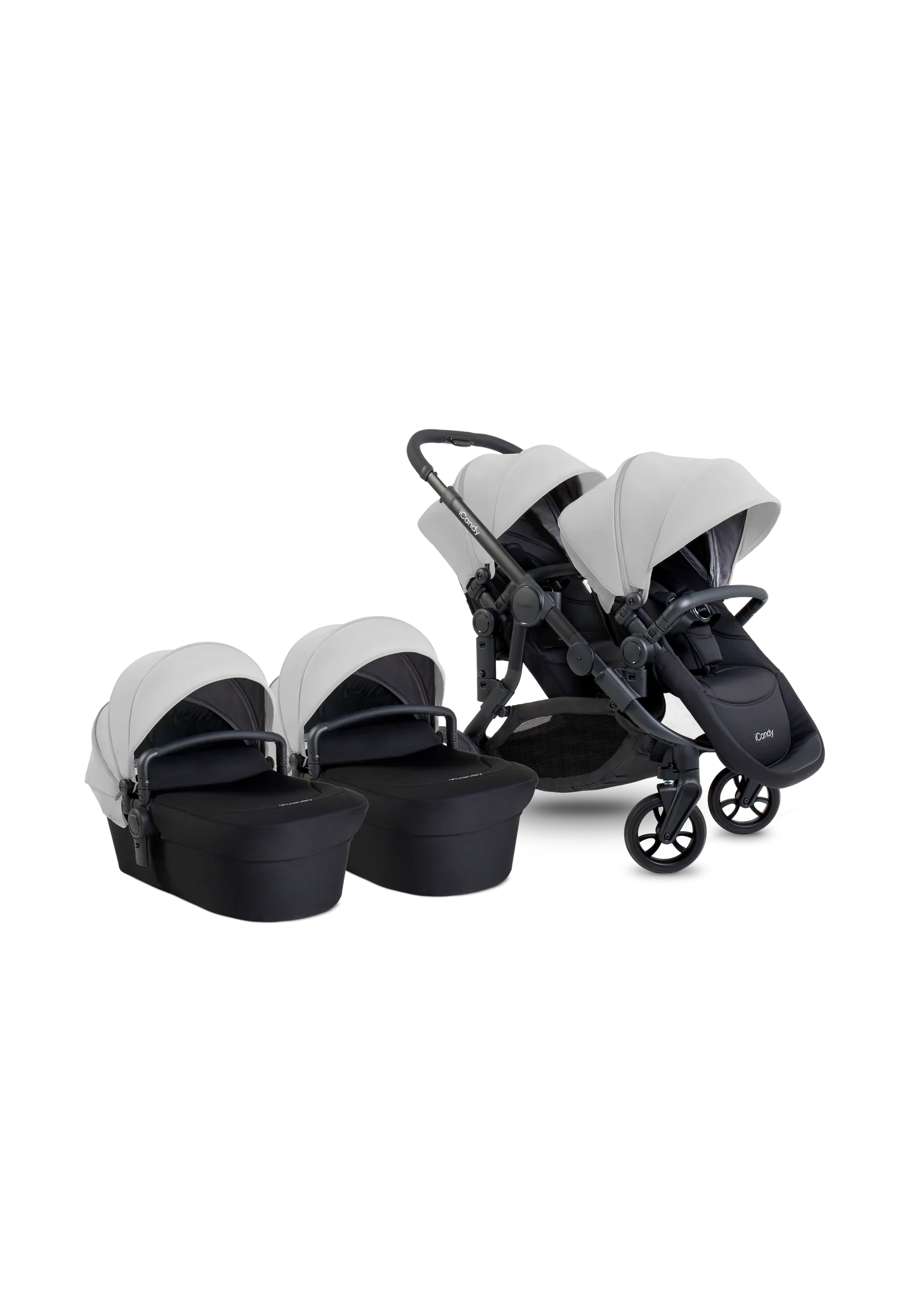 Orange 4 Glacier kinderwagenpakket – Tweeling