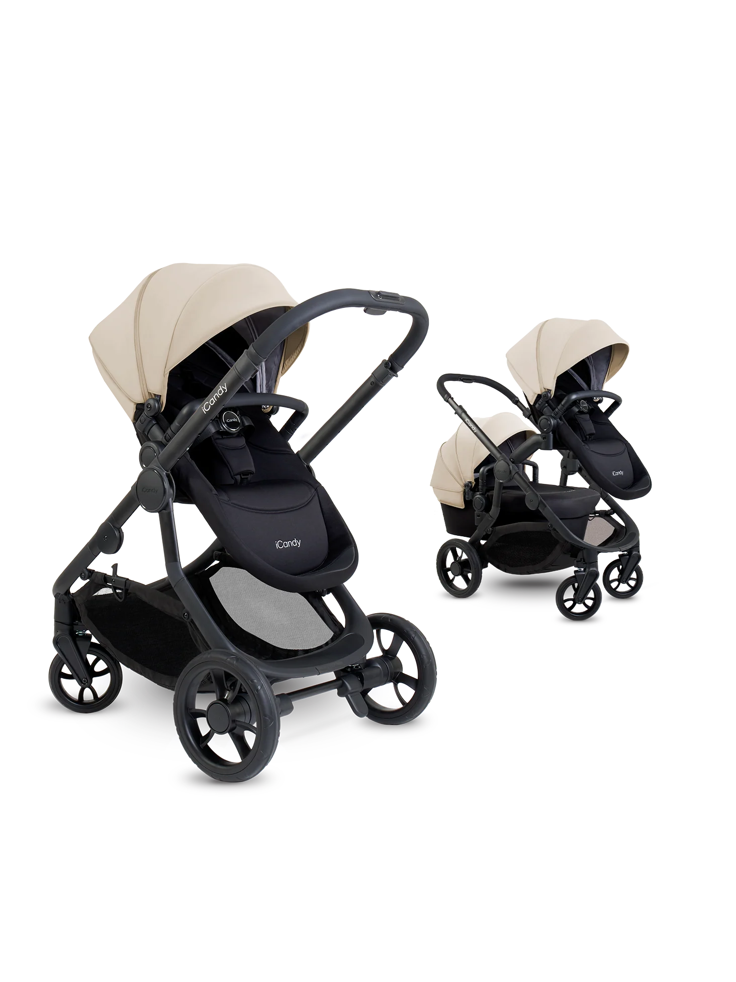 Orange 4 Latte Pushchair Bundle