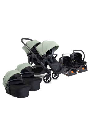 Orange 4 Pistachio Travel System & Car Seat - Twin