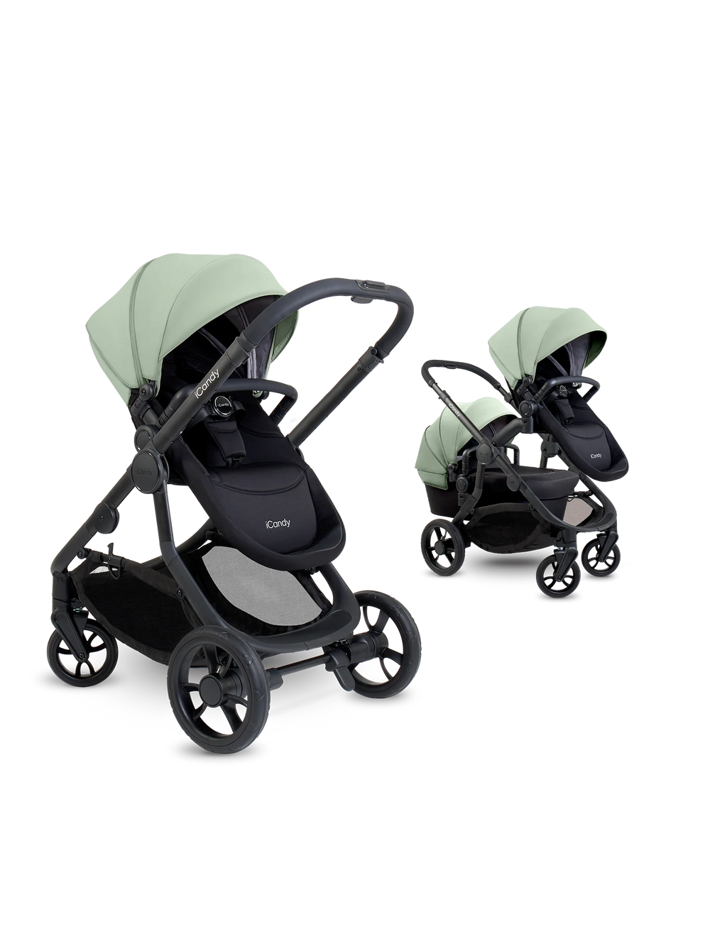 Orange 4 Pistachio Pushchair Bundle