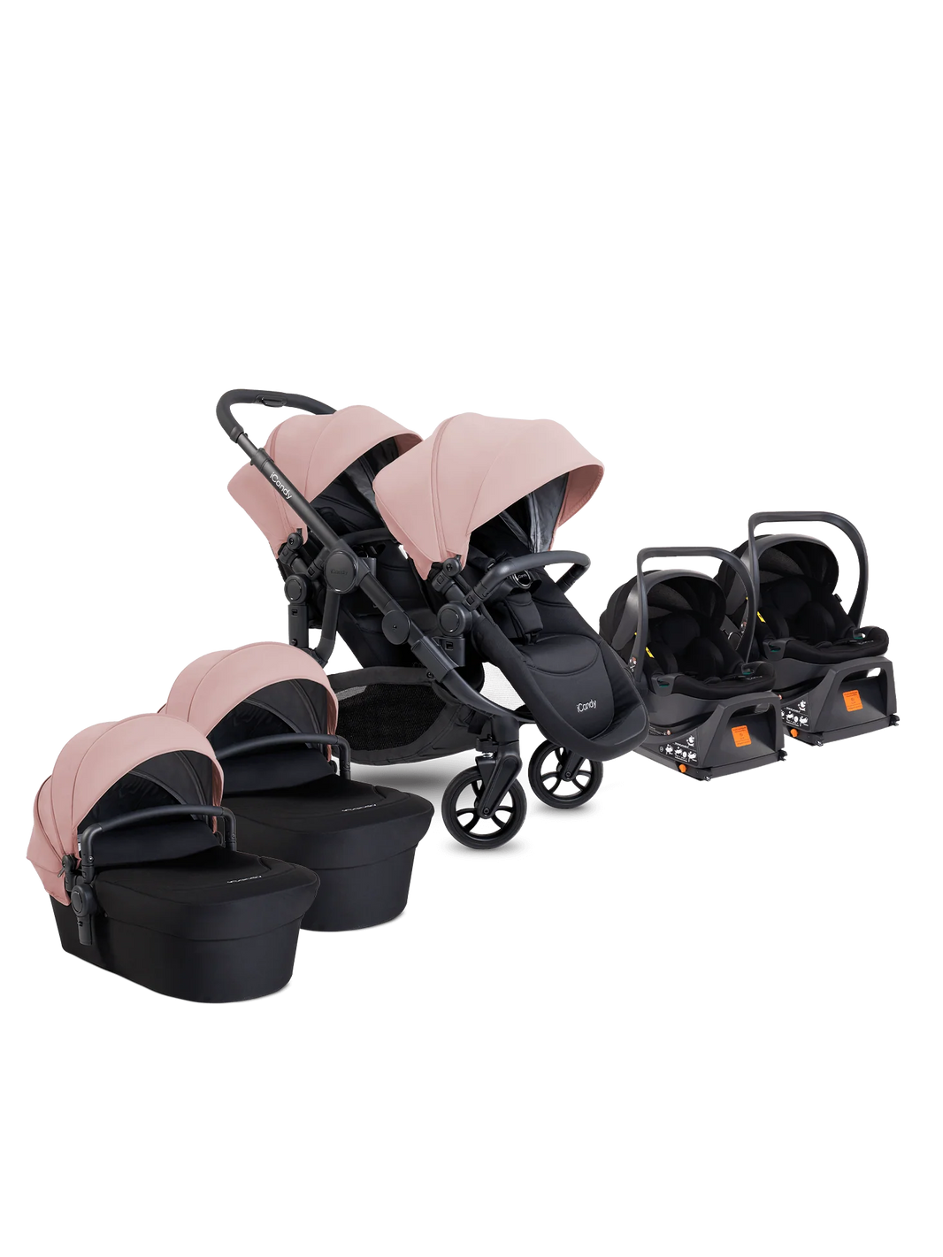 Orange 4 Rose-reissysteem & autostoeltje – Tweeling
