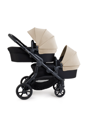 Orange 4 Latte Travel System & Car Seat - Twin