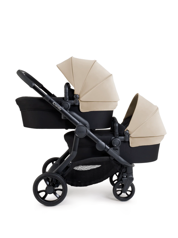 Orange 4 Latte Travel System & Car Seat - Twin