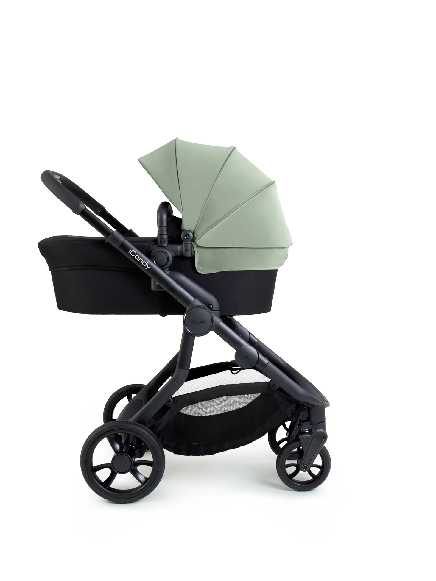 Orange 4 Pistachio Double Pushchair Bundle