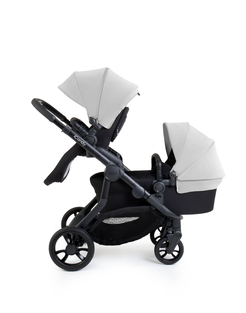 Orange 4 Glacier Double Pushchair Bundle