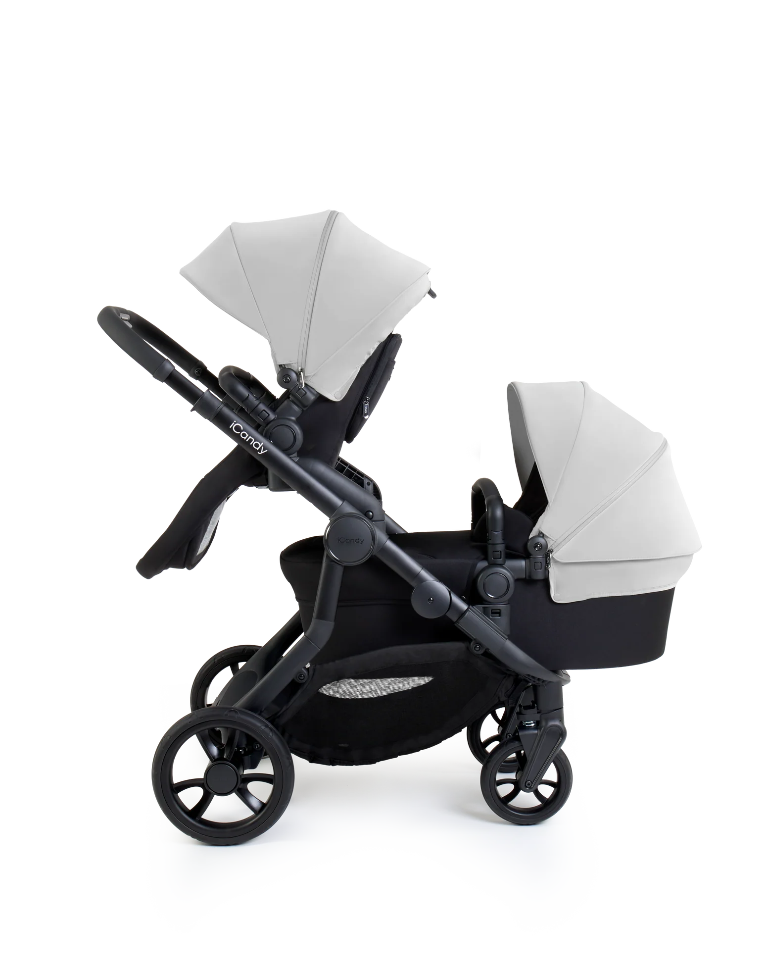 Orange 4 Glacier Double Pushchair Bundle