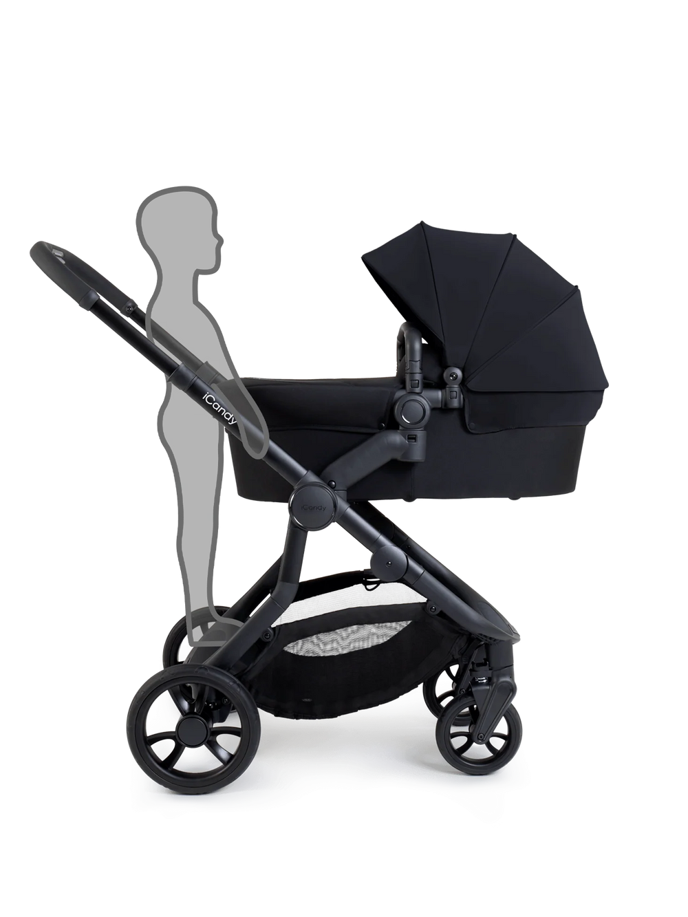 Orange 4 Black Double Pushchair Bundle