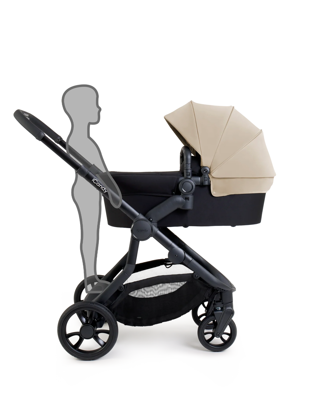 Orange 4 Latte Double Pushchair Bundle