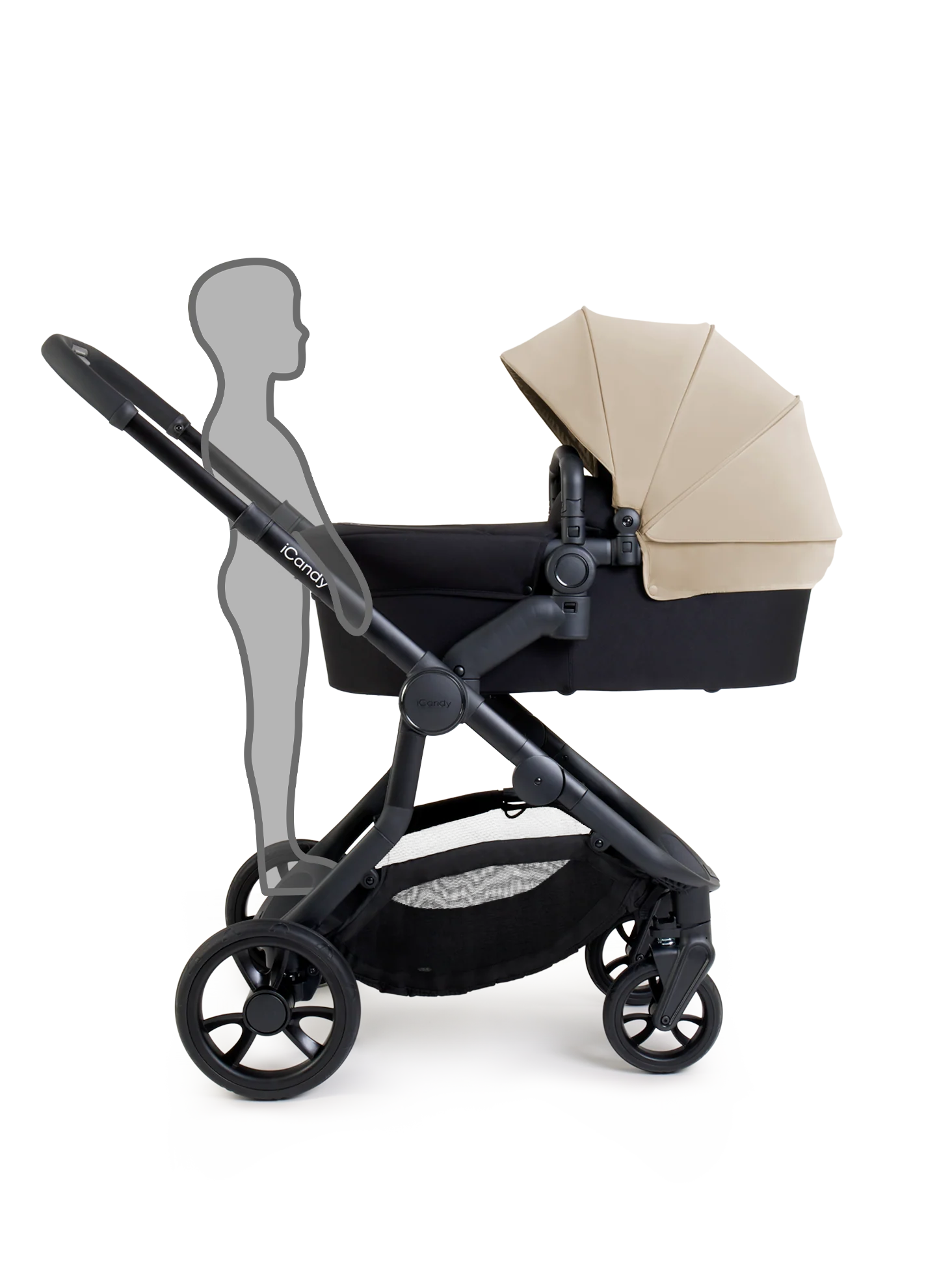 Orange 4 Latte Double Pushchair Bundle