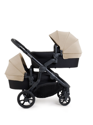Orange 4 Latte Travel System & Car Seat - Twin